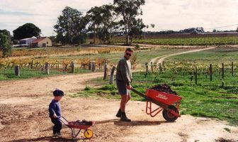 Barossa winemaker Dave Powell gets by with a little help from his son Dave Powell
